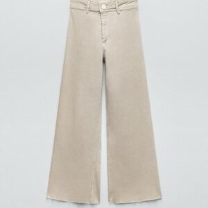 Zara Marine High Rise Flare Jeans